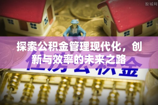 云霄探索公积金管理现代化，创新与效率的未来之路