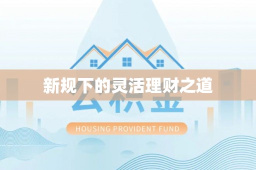 云霄新规下的灵活理财之道
