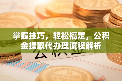 云霄掌握技巧，轻松搞定，公积金提取代办理流程解析