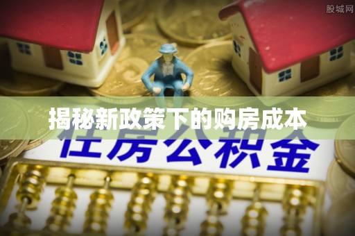 云霄揭秘新政策下的购房成本