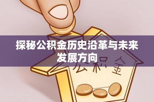 云霄探秘公积金历史沿革与未来发展方向