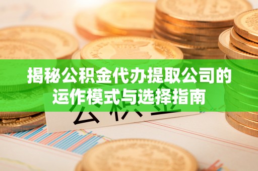 云霄揭秘公积金代办提取公司的运作模式与选择指南