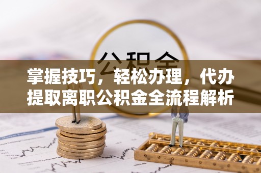 云霄掌握技巧，轻松办理，代办提取离职公积金全流程解析