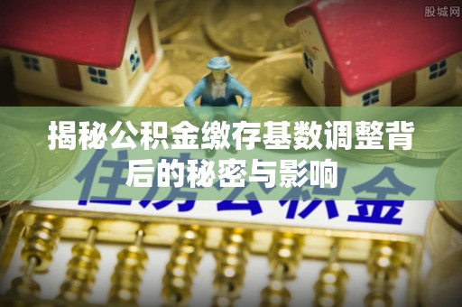 云霄揭秘公积金缴存基数调整背后的秘密与影响