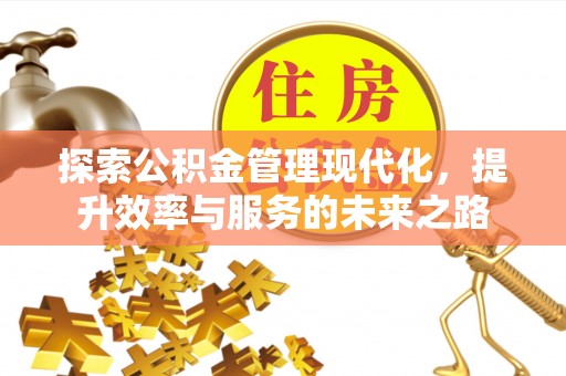 云霄探索公积金管理现代化，提升效率与服务的未来之路