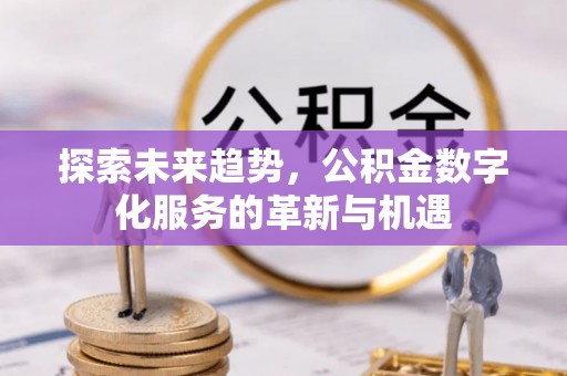 云霄探索未来趋势，公积金数字化服务的革新与机遇