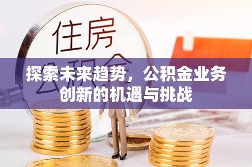 云霄探索未来趋势，公积金业务创新的机遇与挑战