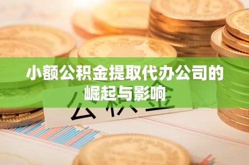 云霄小额公积金提取代办公司的崛起与影响